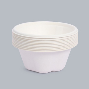 350ml Disposable Tableware Round Bowl Recyclable Degradable Takeaway Bowl Environmentally friendly materials