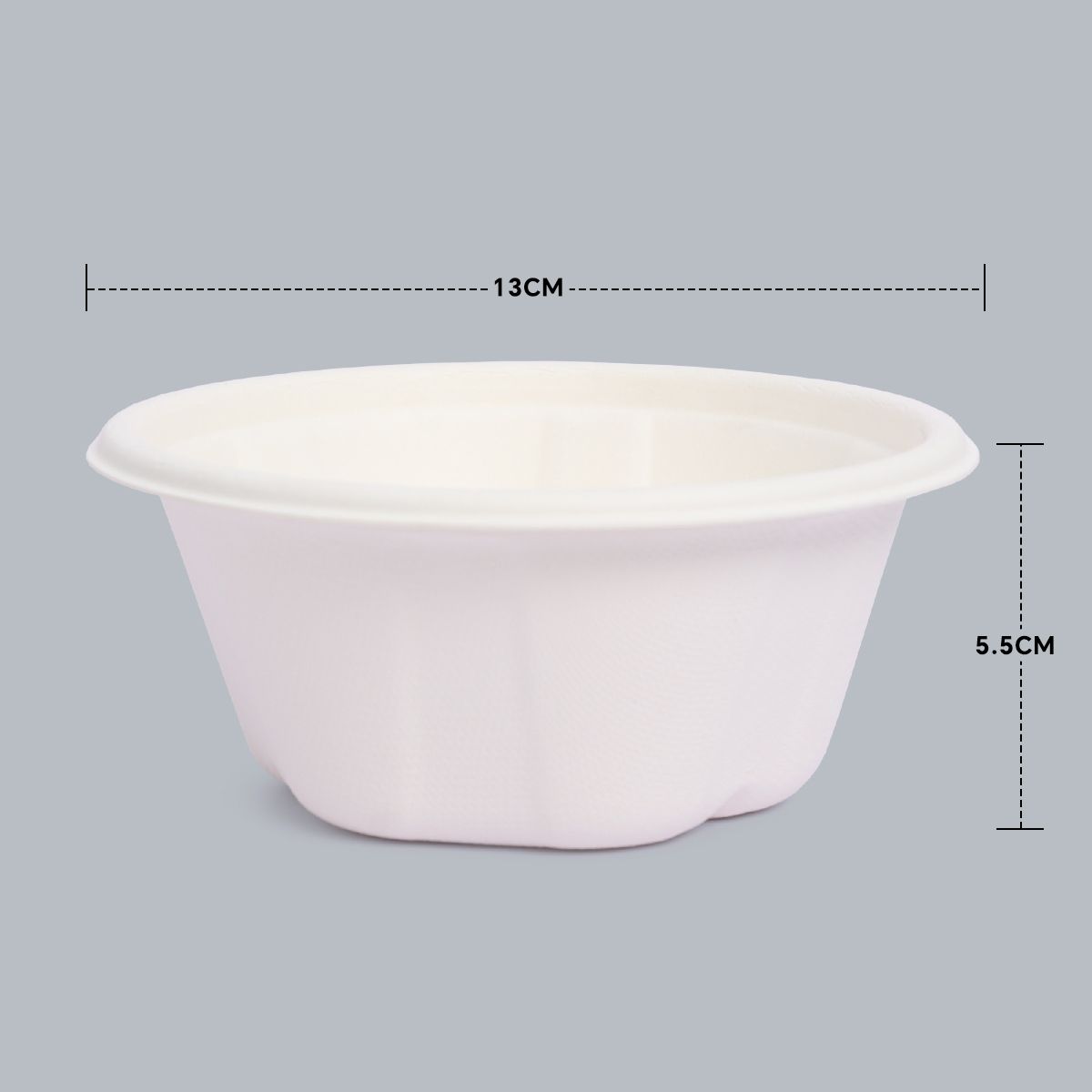 350ml Disposable Tableware Round Bowl Recyclable Degradable Takeaway Bowl Environmentally friendly materials