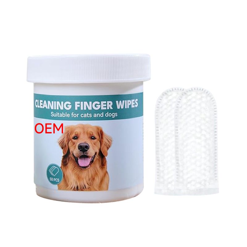 OEM cleaning finger wipes suitable for cats and dogs 50pcs