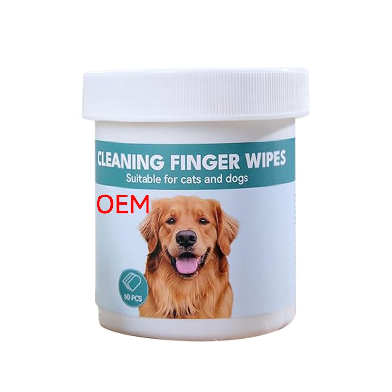 OEM cleaning finger wipes suitable for cats and dogs 50pcs