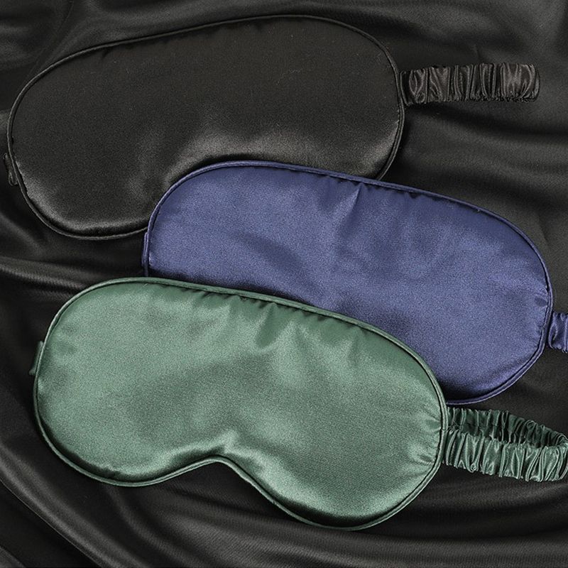 Breathable Soft Satin Eye Mask Lunch Sleep Shade Wholesale Comfortable