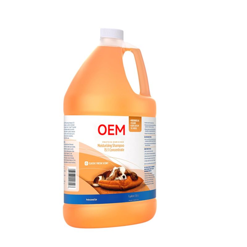 OEM pet moisturizing contentrate shampoo 4L