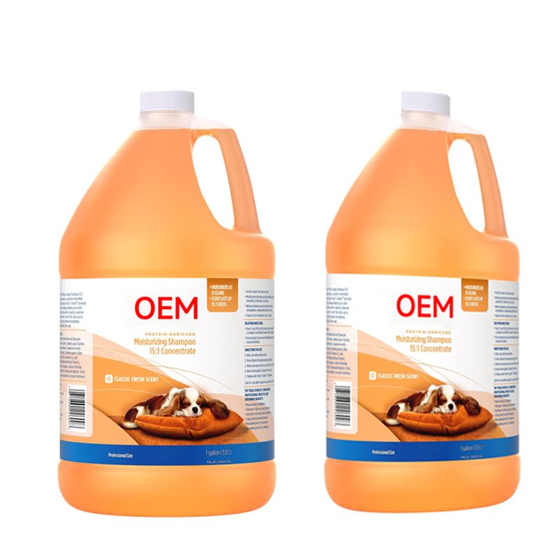 OEM pet moisturizing contentrate shampoo 4L