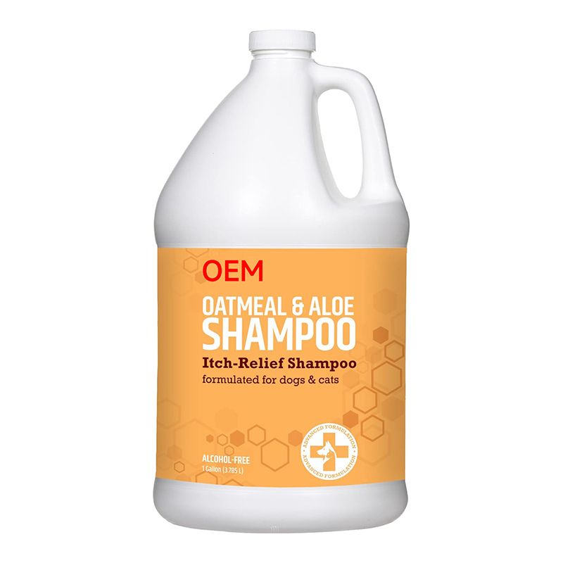 OEM oatmeal&aloe shampoo itch-relief for pets