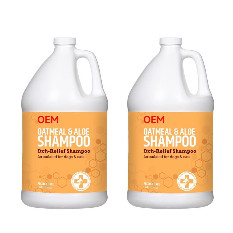 OEM oatmeal&aloe shampoo itch-relief for pets