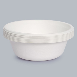 Disposable Tableware 500ml Round Bowl Recyclable Degradable Takeaway Bowl Customized Tableware