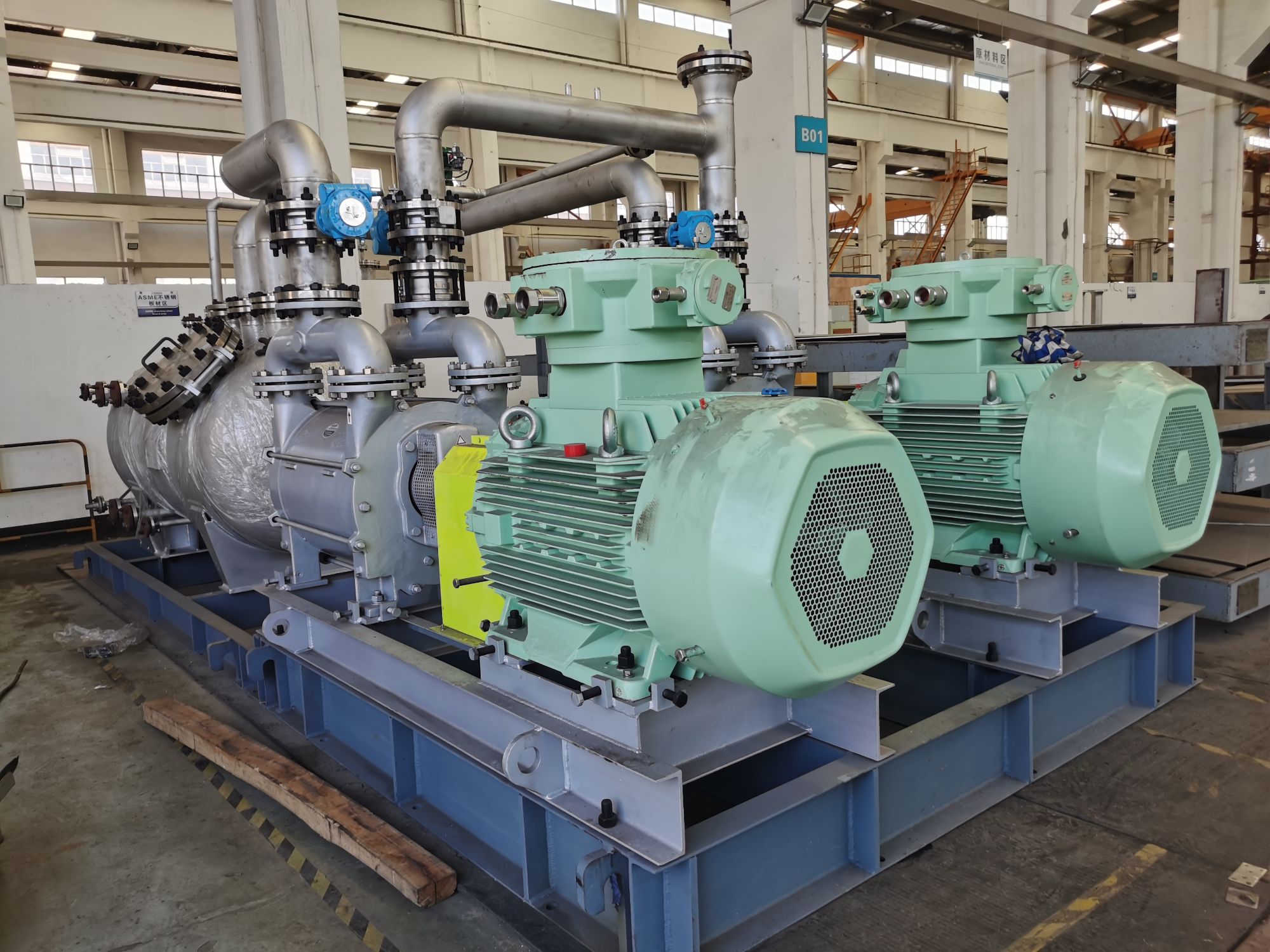 Liquid Ring Vacuum Pump Unit Equipped with Vacuum Pumping System for Petrochemical Industry