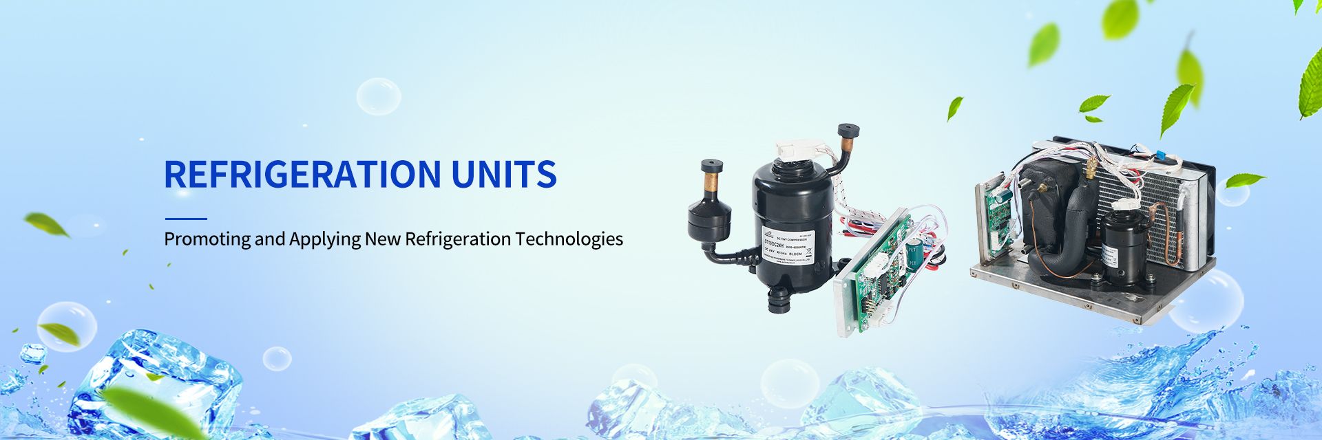 QD128HC Compressor condensing units 220V R134a LBP compressor and condenser for refrigerator fridge chest freezer