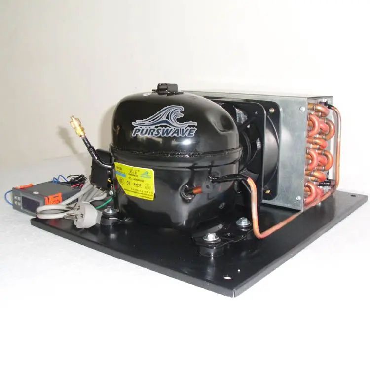 QD65HC Compressor condensing units 220V R134a LBP compressor and condenser for refrigerator fridge chest freezer