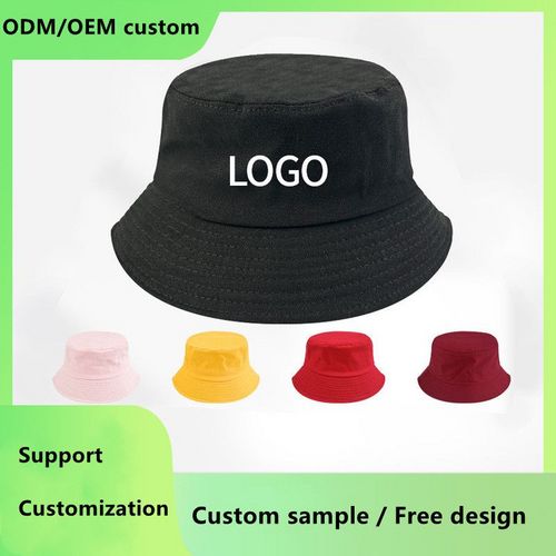 Fisherman's hat custom logo printed embroidery fashion visor for men and women children outdoor cotton fisherman's hat custom