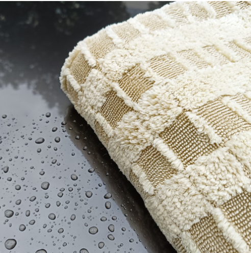 Double Sided Detailing Absorbent Drying Plush Microfiber Towel for Premium Car Wash Cleaning