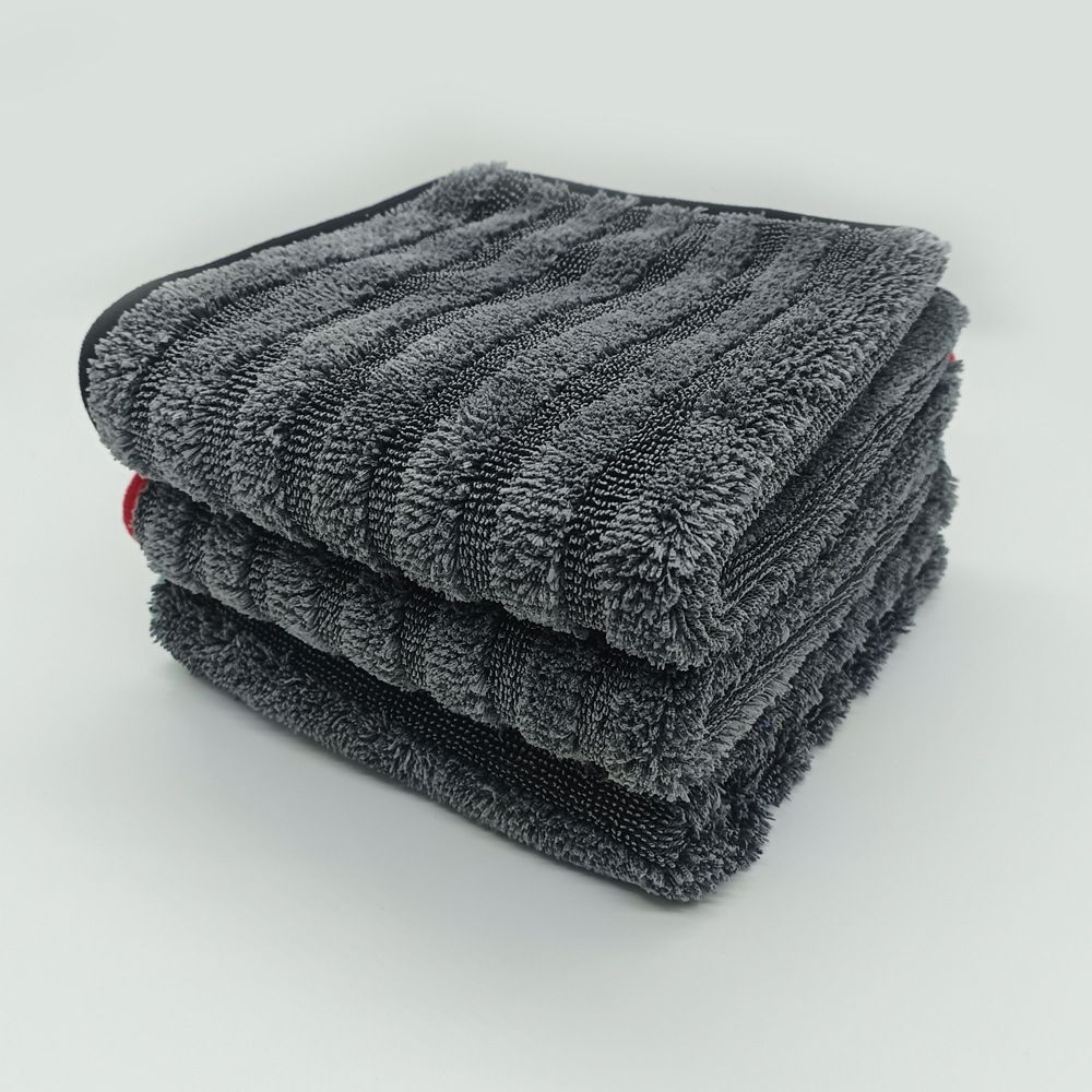 Absorbent Microfiber Twisted Loop Car Wash Coral Fleece Towel