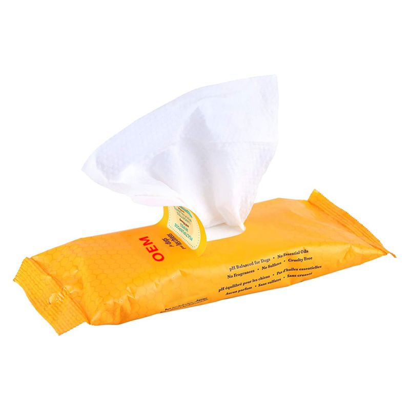 OEM grooming pet wipes all nature 50pcs