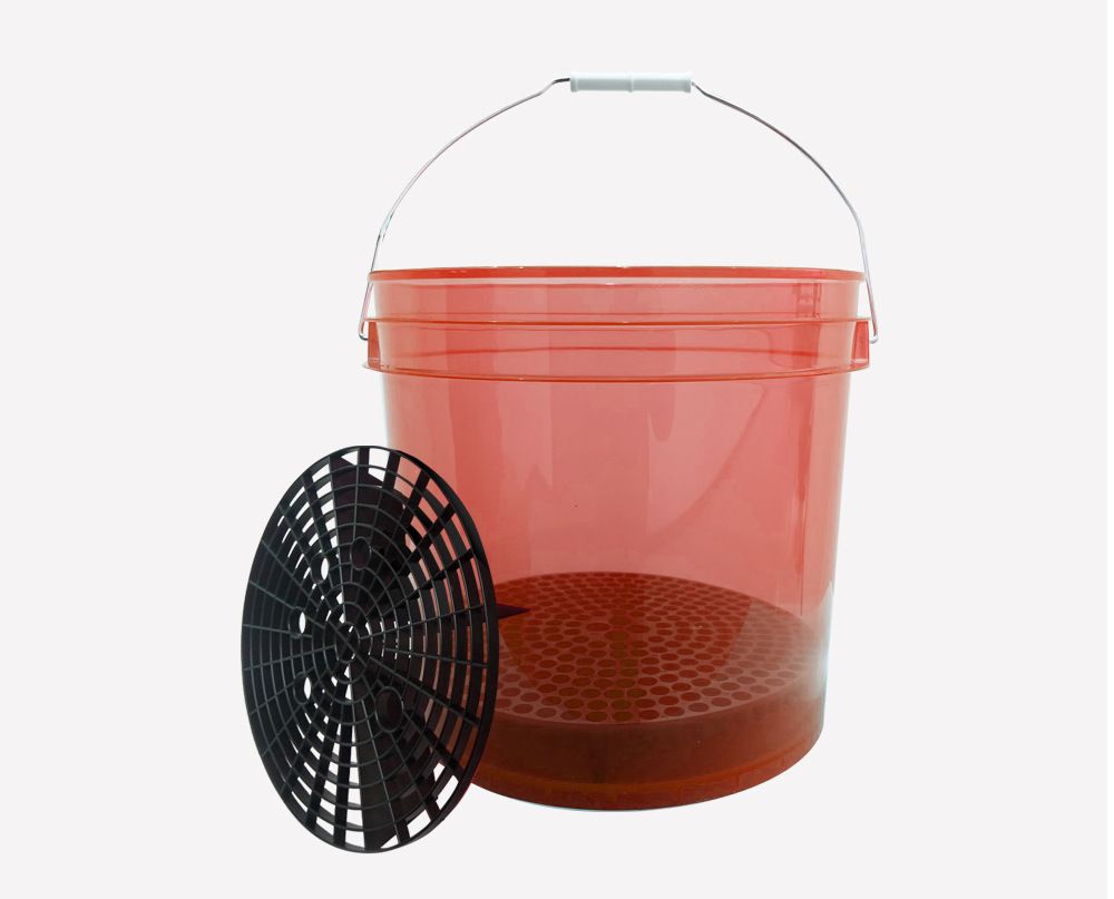 Custom Transparent Car Wash Clear Plastic Buckets With Lids