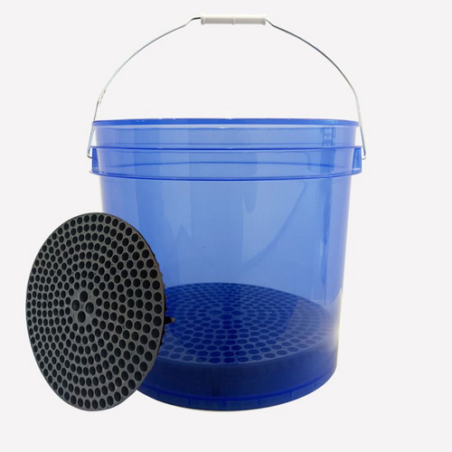 Custom Clear Plastic Car Wash Bucket With Metal Handle