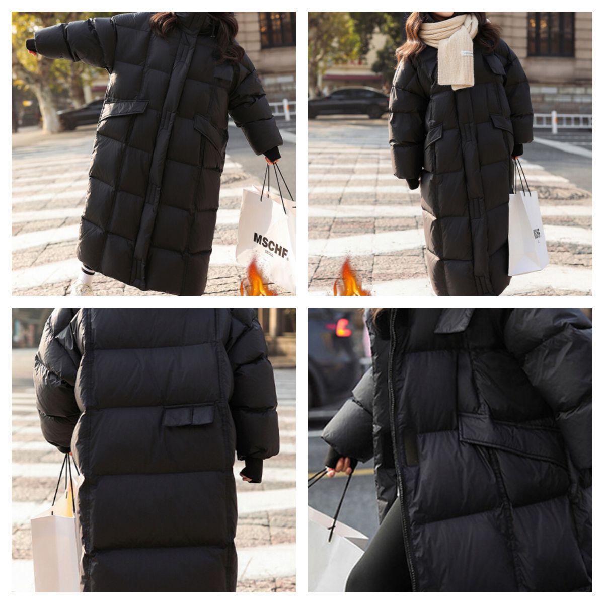 Extra Long Lightweight Down Jacket for Girls - Super Warm Winter Coat, Kids Fashion Outerwear