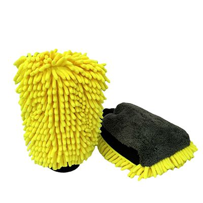 9 Piece Car Wash Mitts Window Scraper Brush Towel Waxing Sponge Set