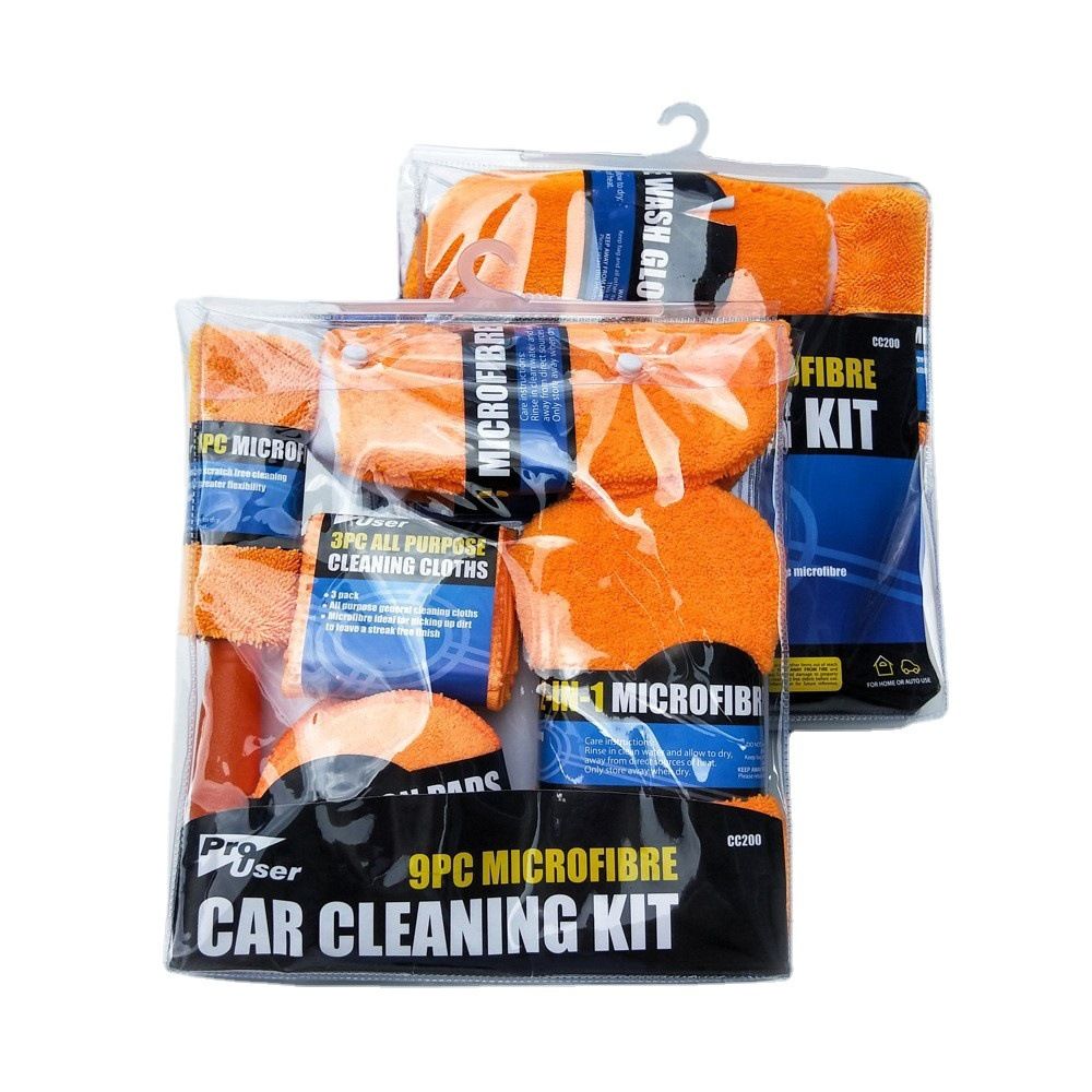 Super Absorbent Chenille Car Polishing Waterproof Gloves Set With Packing