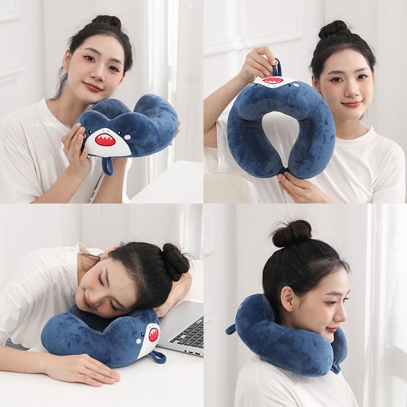 Cartoon Hump U-Shaped Pillow Office Nap Travel Portable Soft Wholesale