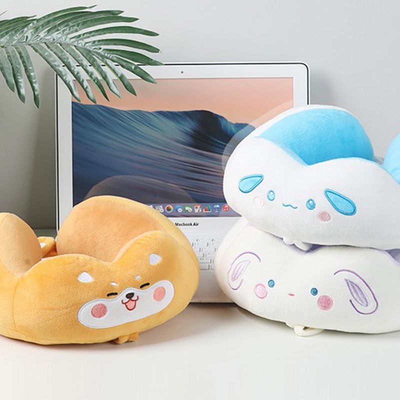 Cartoon Hump U-Shaped Pillow Office Nap Travel Portable Soft Wholesale