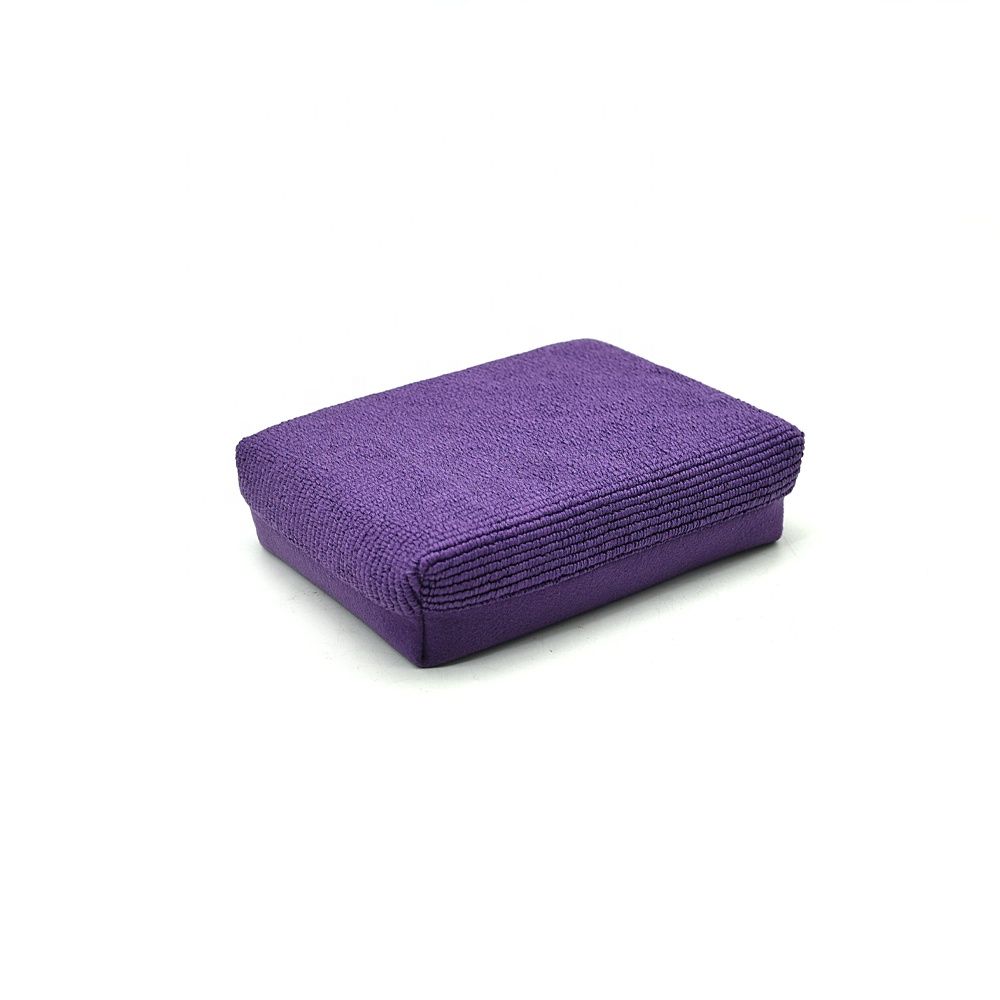 Eco Friendly Microfibre Pearl Suede Foam Sponge For Car Care Polish