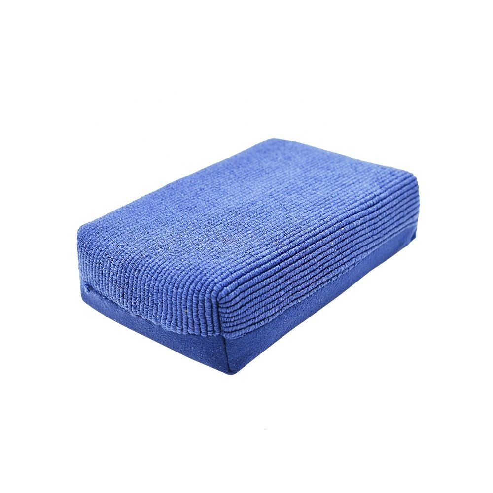 Eco Friendly Microfibre Pearl Suede Foam Sponge For Car Care Polish