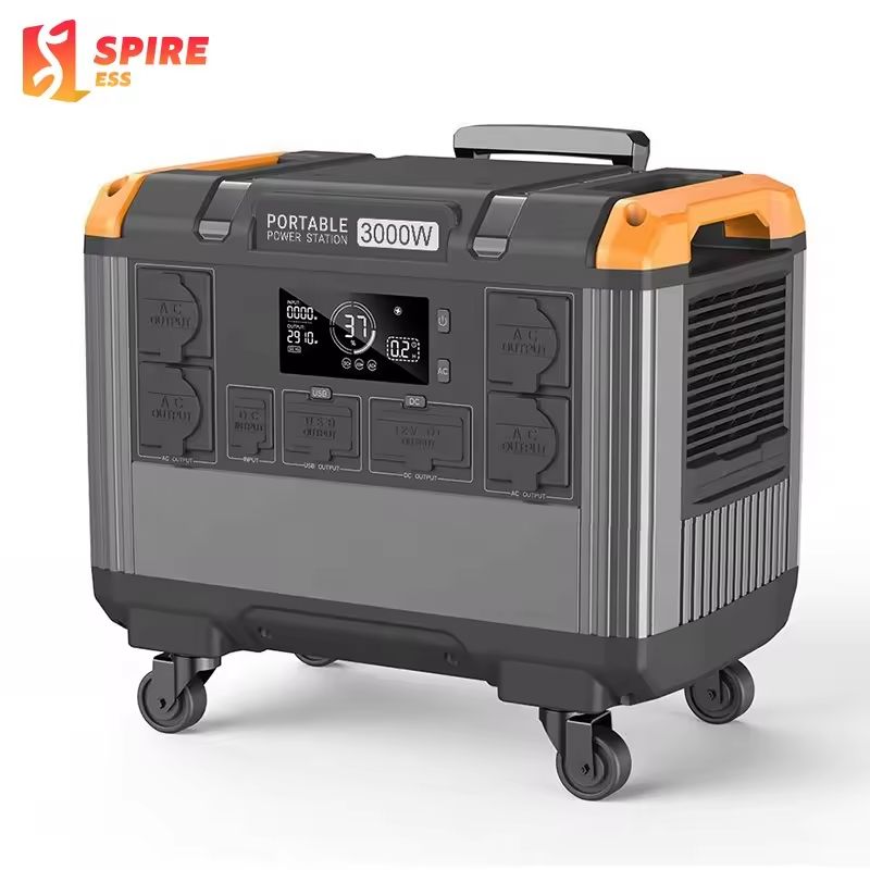 3000W 5376WH Portable Power Station Solar Generater Home Storage System 110V 230V 4h Charging Time AC DC