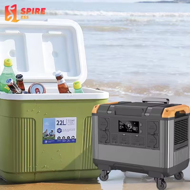 3000W 5376WH Portable Power Station Solar Generater Home Storage System 110V 230V 4h Charging Time AC DC