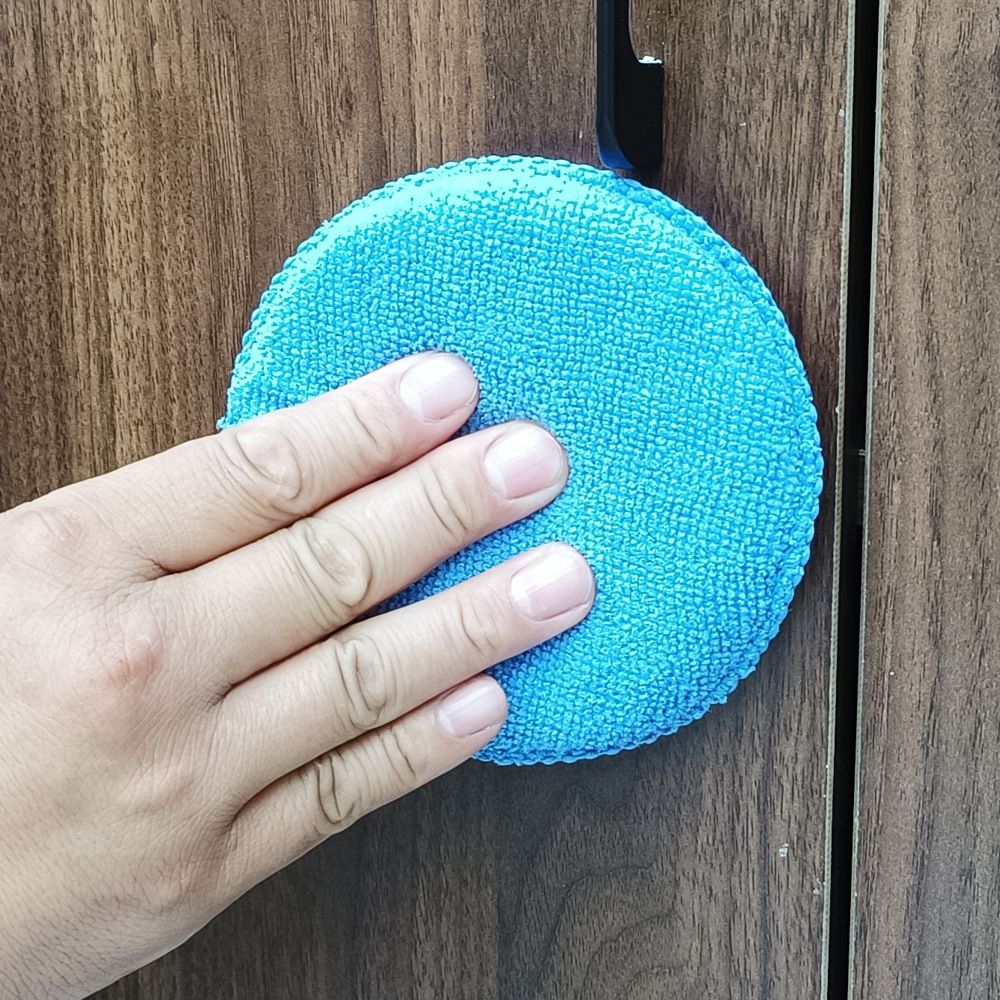 Microfiber Round Sponge Detailing Cleaning Wax Applicator Pads Polish Foam Sponges For Cars