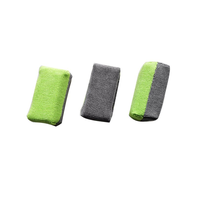 Eco Friendly Microfibre Pearl Suede Foam Sponge For Car Care Polish