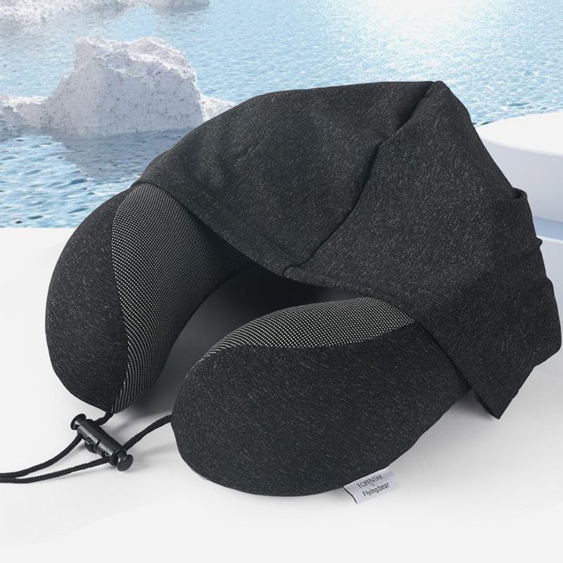 Shade With Cap U-Shaped Pillow Travel Portable Office Nap Memory Foam