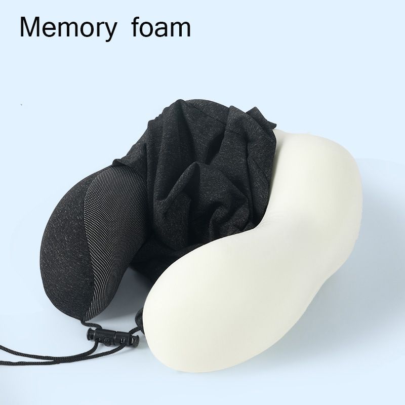 Shade With Cap U-Shaped Pillow Travel Portable Office Nap Memory Foam