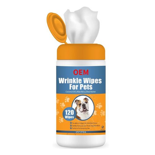 OEM pet wrinkle wipes for pets 120 wipes-Suitable for Everyday Use