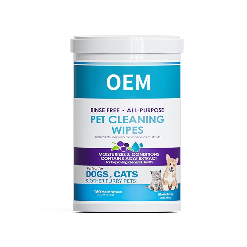 OEM pet cleaning wipes -all purpose 150wipes