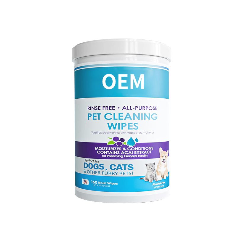 OEM pet cleaning wipes -all purpose 150wipes