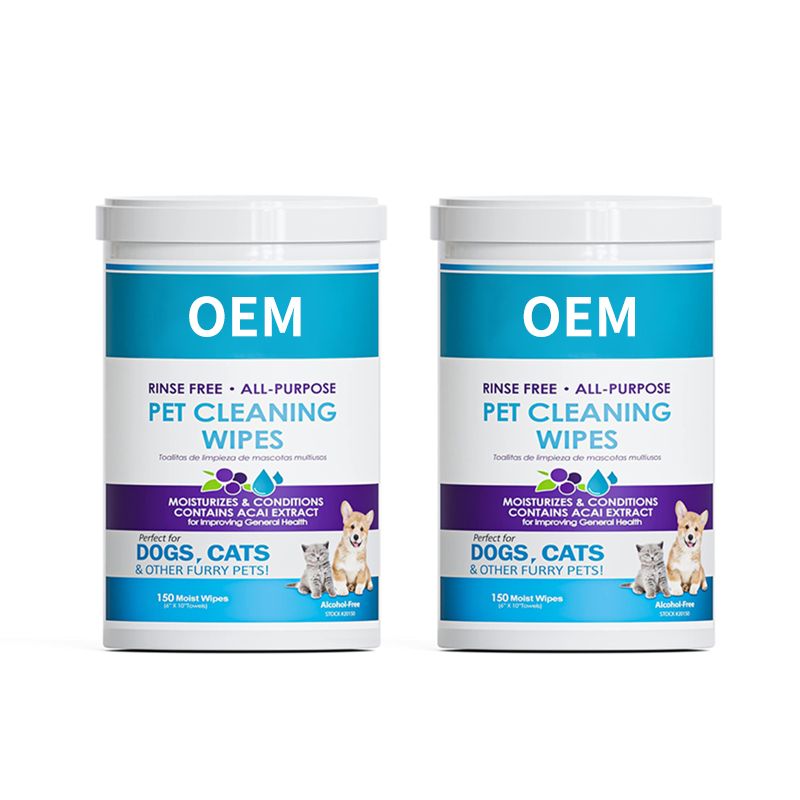 OEM pet cleaning wipes -all purpose 150wipes