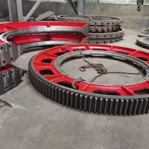 Custom Large Diameter ring gear Casting Steel Spur large Half ring gear