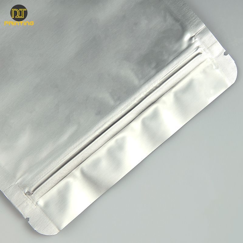 Custom zipper stand up pouch food aluminum packaging bags