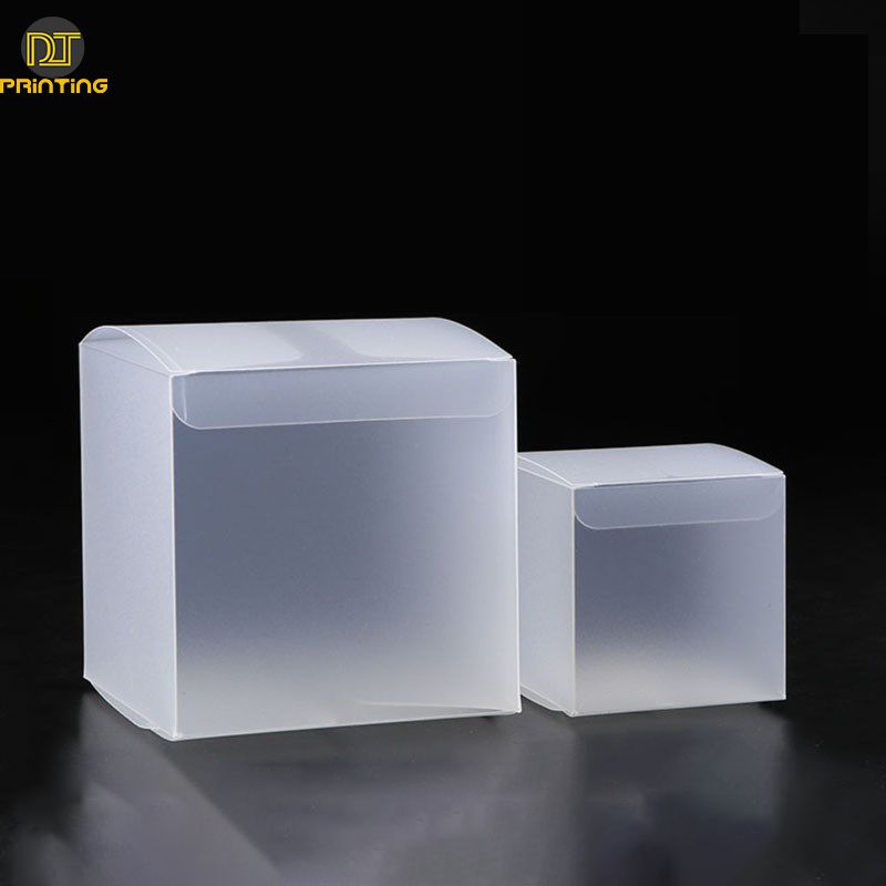 Stock Pvc Translucent Packing Box Pp Plastic Matting Rectangle Cosmetics Gift Pet Plastic Box Customize