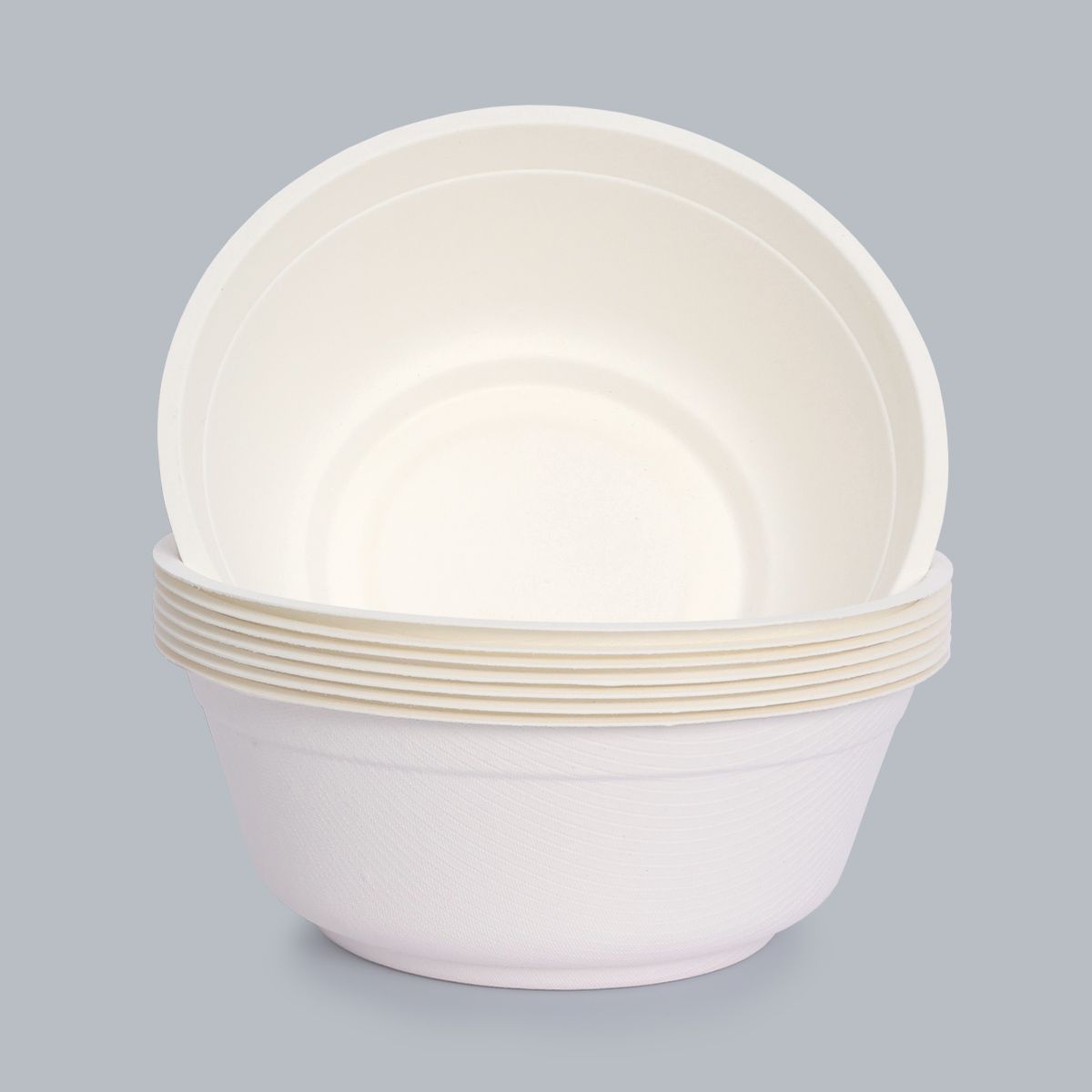 Disposable Tableware 910ml Round Bowl Recyclable Degradable Takeaway Bowl Big Capacity Environmentally friendly lunch boxes