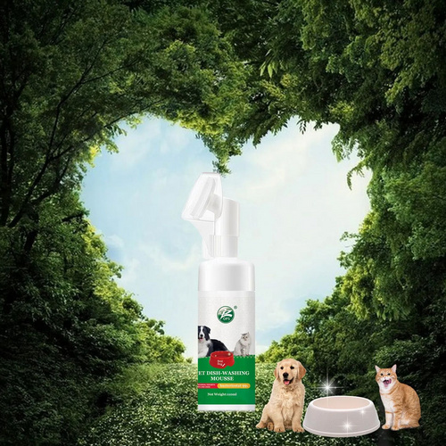 Factory New Design Eco-Friendly Pet Dish-Washing Mousse 110ml