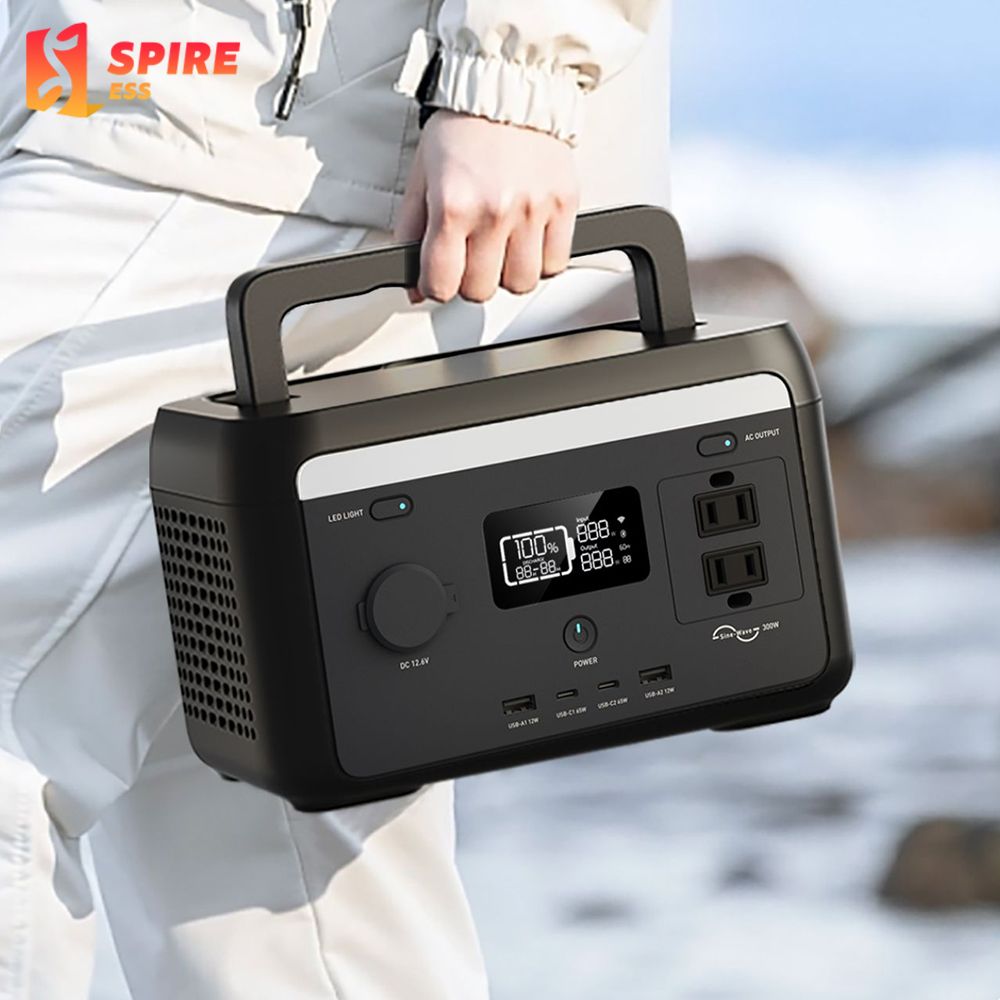 300W Portable Power Station Fast Charging Home Energy Storage System 110V 220V Outdoor Supply WholeSale Retail Price