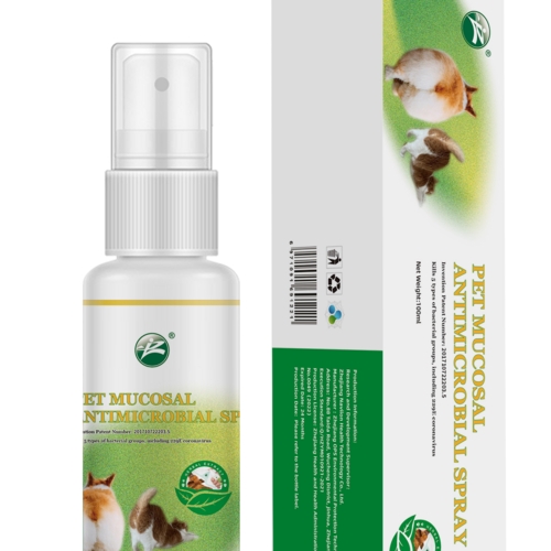 OEM / ODM Pet Mucous Antimicrobial Spray Organic and Natural Plant for Cats and Dogs