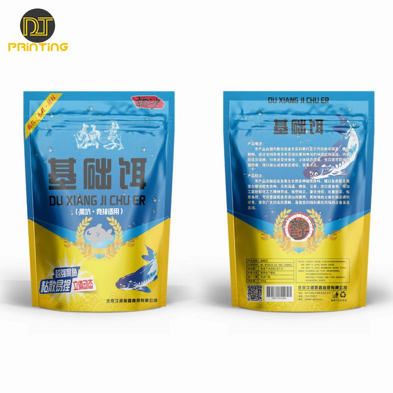 Customized Multi Dry Nut Food Bag Transparent Packaging Stand Up Pouch Plastic Flat Bottom Bag