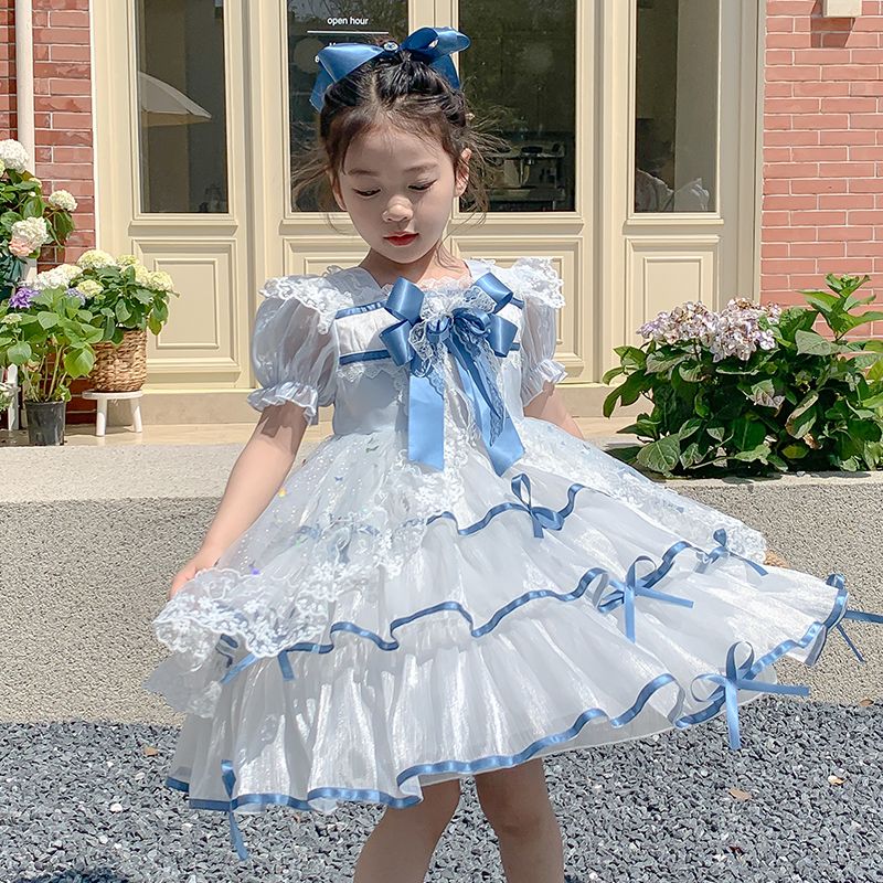 OEM Party Princess Lolita Dress Children Wedding Birthday Clothes Kids Dress Wholesale