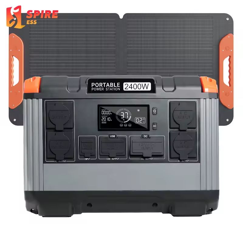 2400W Portable Power Station Big Capacity Camping Outdoors Supply Home Energy Storage System Fast Charging Wholesale