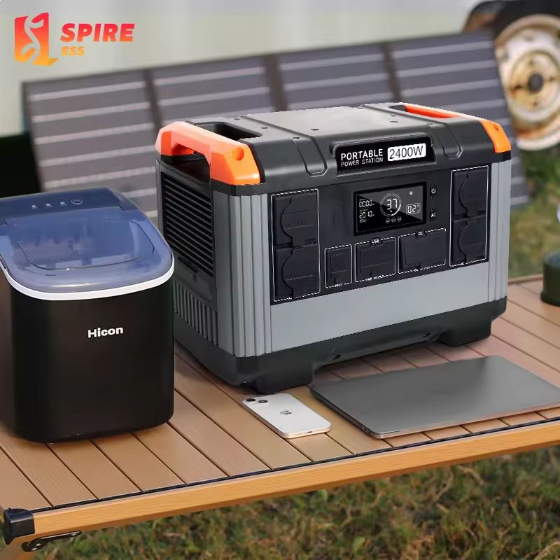 2400W Portable Power Station Big Capacity Camping Outdoors Supply Home Energy Storage System Fast Charging Wholesale