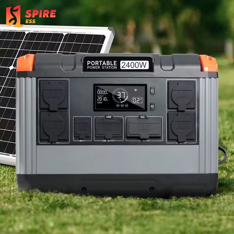 2400W Portable Power Station Big Capacity Camping Outdoors Supply Home Energy Storage System Fast Charging Wholesale