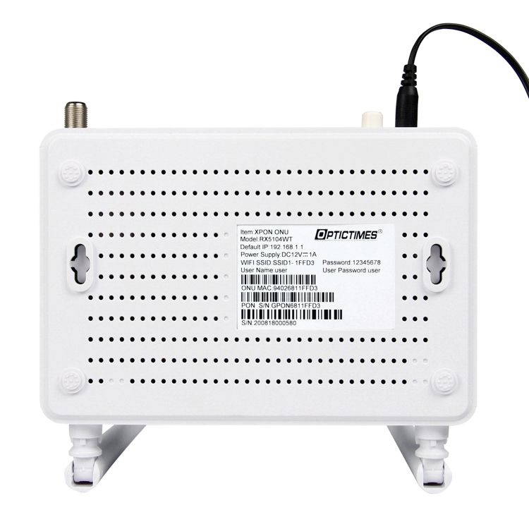 RX5104WT 1Ge Wifi Onu 3Fe+1Pot+Wifi Fiber Optic Xpon Onu Gepon Gpon Xpon ONT ONU