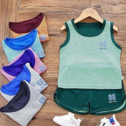 Summer Kids Baby Boys Girls Basketball Jerseys Child Sports Outfits Clothes Sets